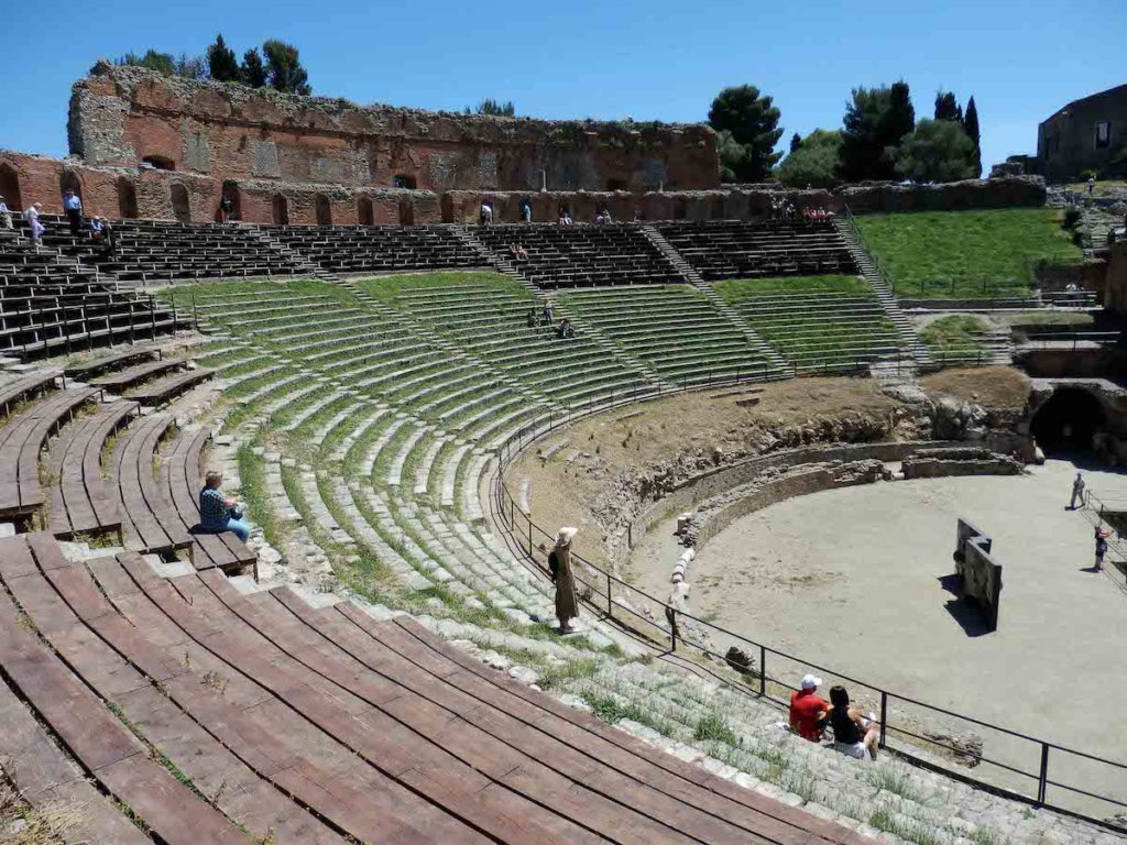 Grand théâtre de Syracuse Sicile-Syracuse-Théâtre