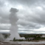 Grande hauteur pour le geyser