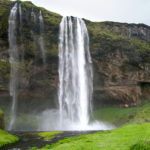 Islande cascade Seljalandsfoss