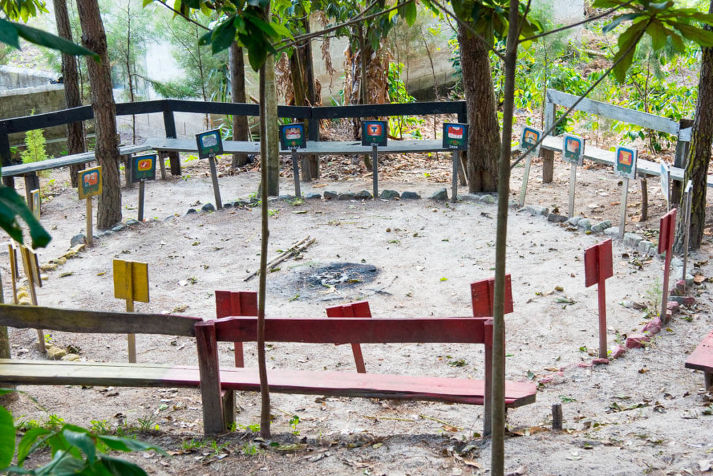 Guatemala - San Juan de la Laguna - plac de cérémonie