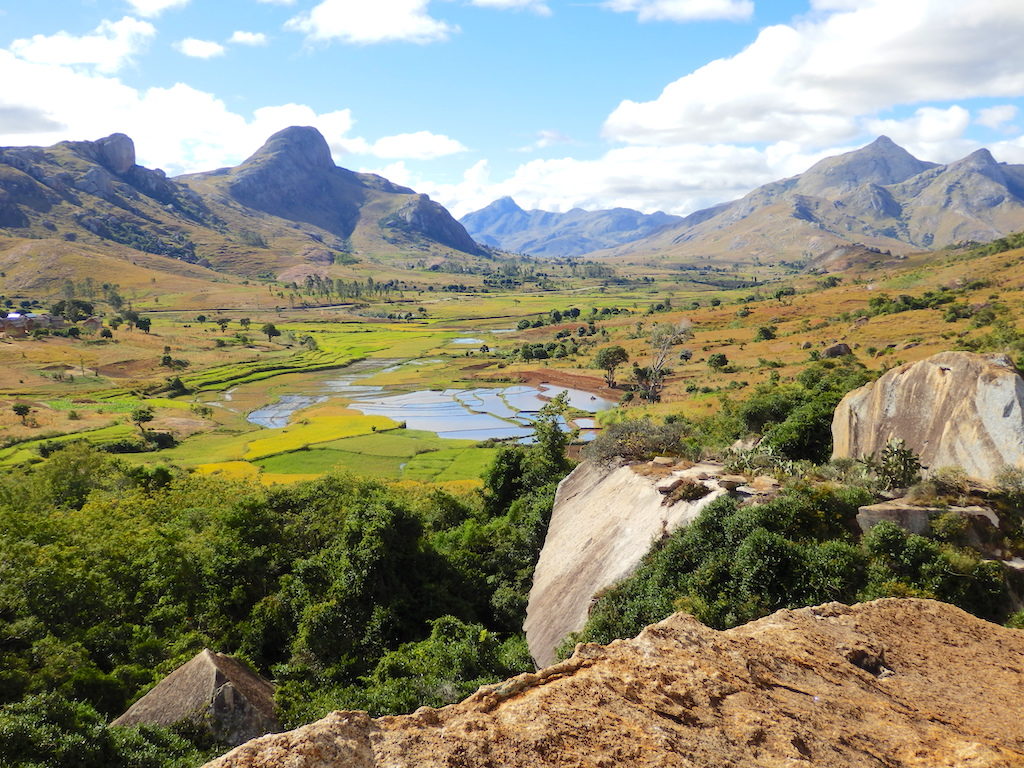 Madagascar - Paysage depuis les rochers de la réserve d'Anja