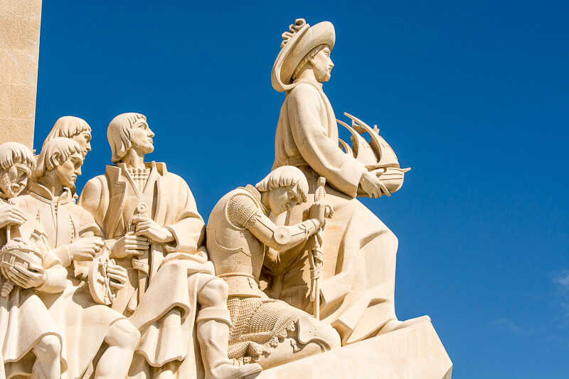 Lisbonne - Belem, détail du monument aux découvertes