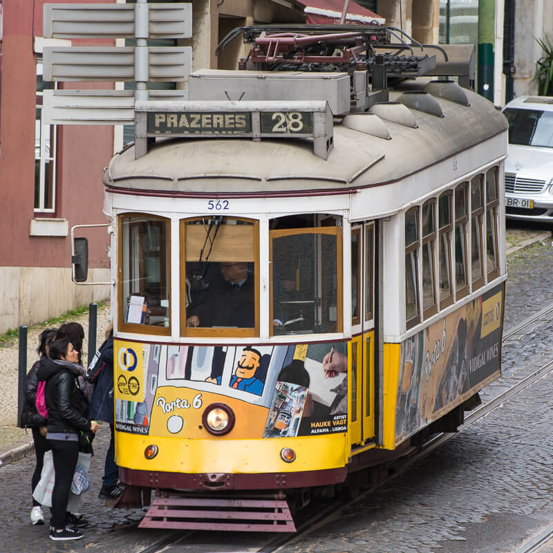 Lisbonne - le tram 28