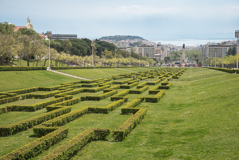 Lisbonne - le parc Edouard VII