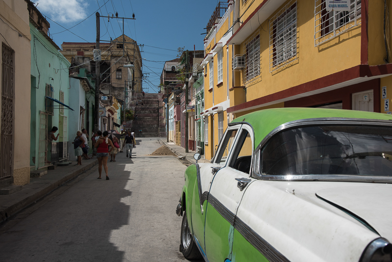 Cuba - Santiago - escalier du père Pico