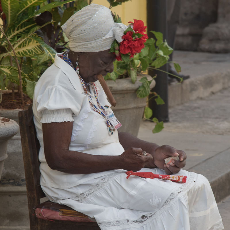 Cuba - La Havane, personnage de guide touristique