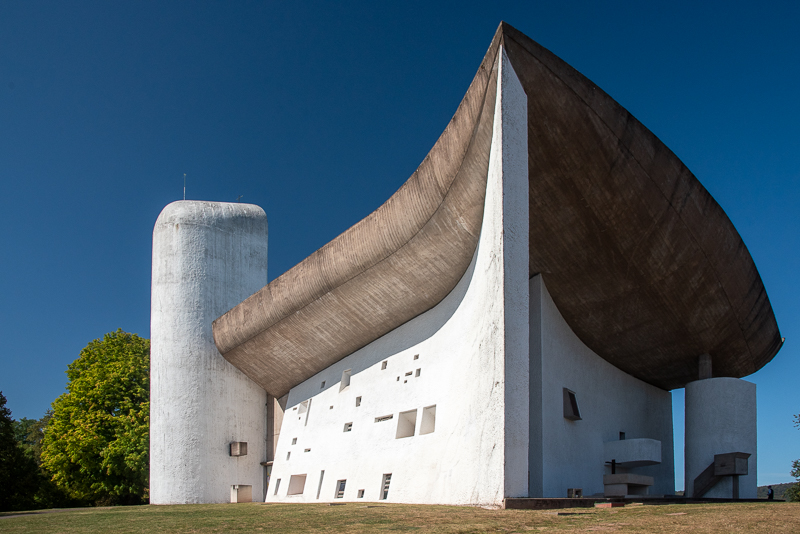 Franche-comté ; église Notre-Dame du Haut, Le Corbusier