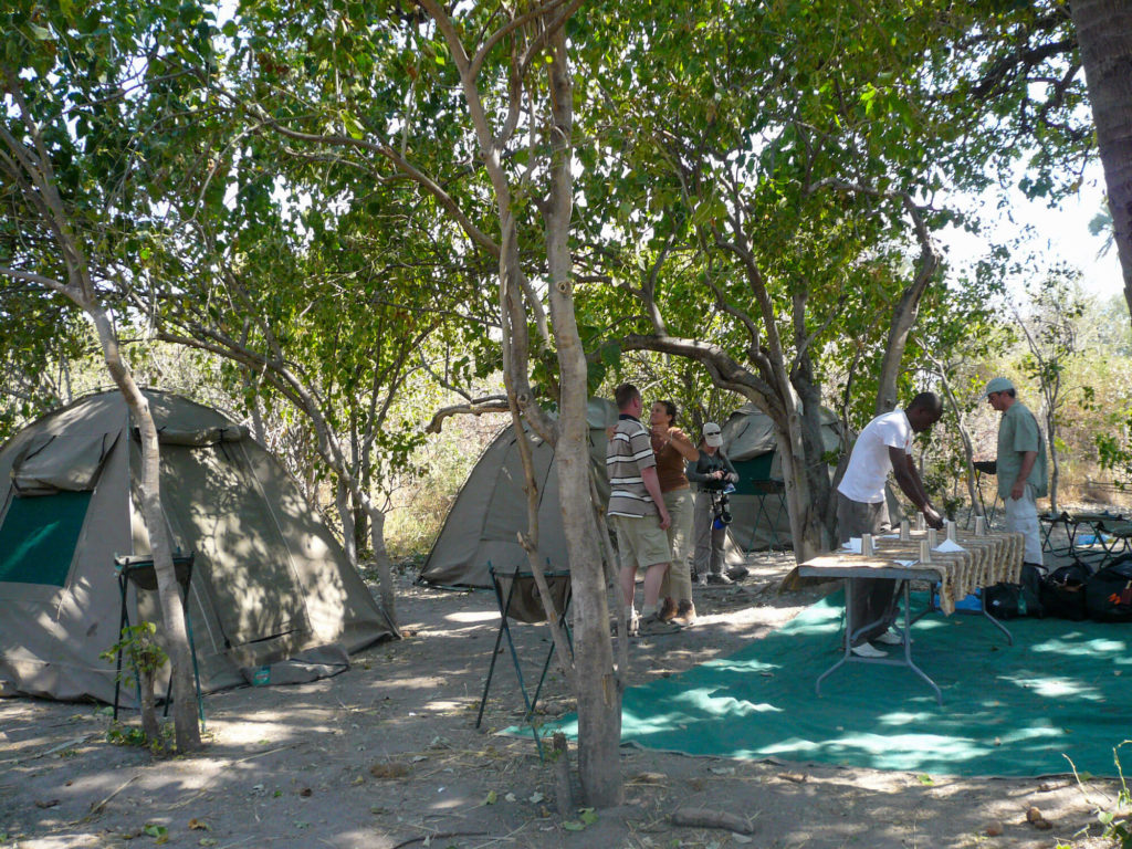 Afrique australe - Botswana, camping dans Okavango