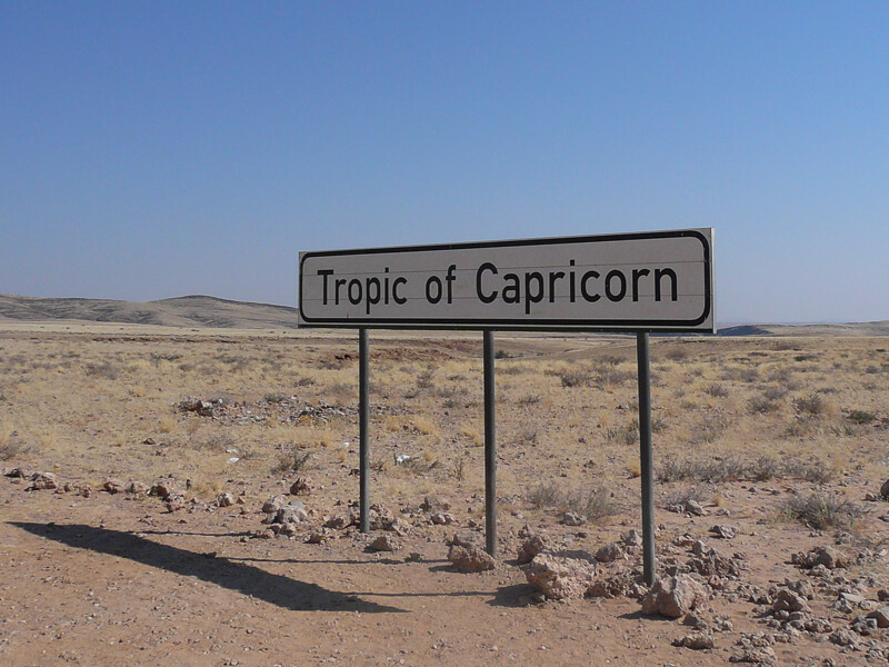 Afrique australe -Namib, tropique du Capricorne