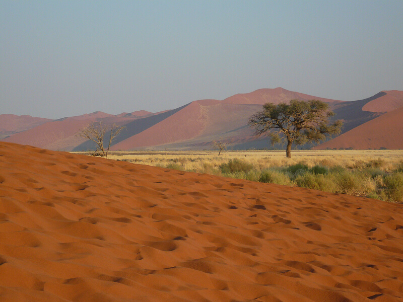 Afrique australe -Namib, - paysage des dunes de Sossuslei