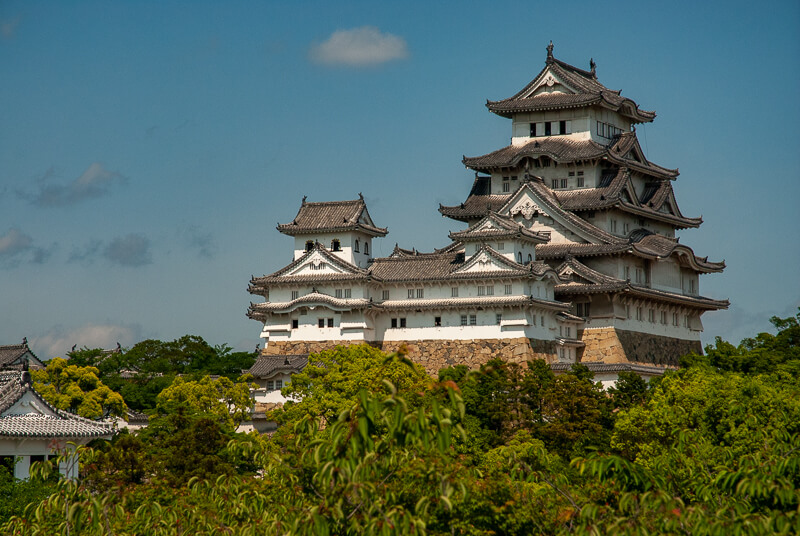 Japon,Himeji - le château du Héron blanc