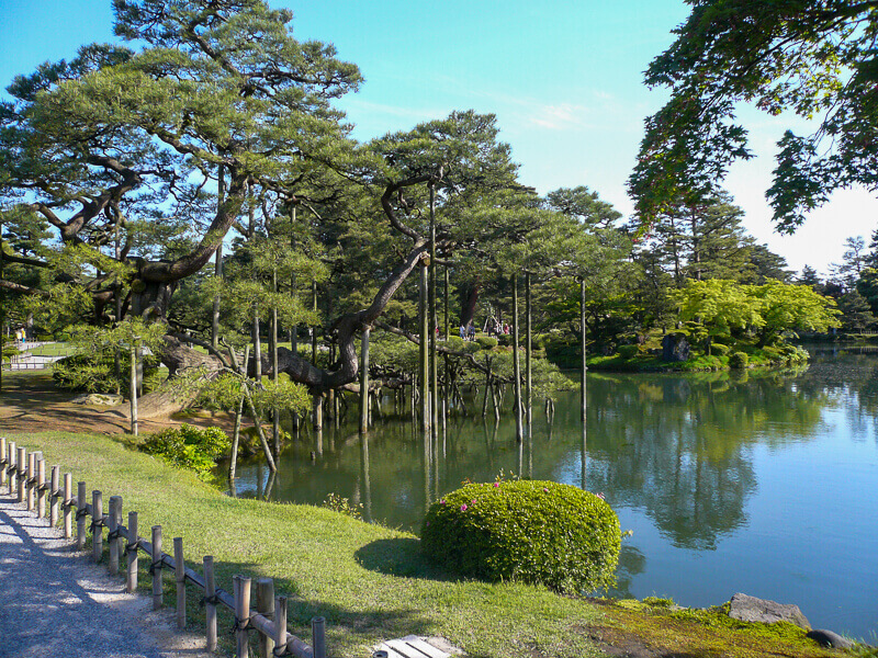 Japon, kanazawa - Le Jardin Kenrokuen