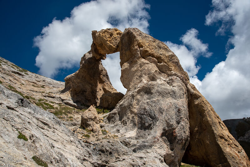 Mercantour, Lacs de Vens - Arche près du col de Fer