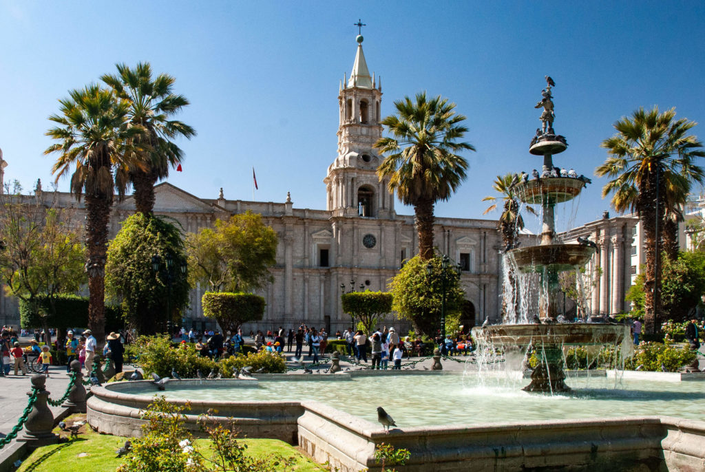 Pérou, Arequipa - La ville blanche, la grand place