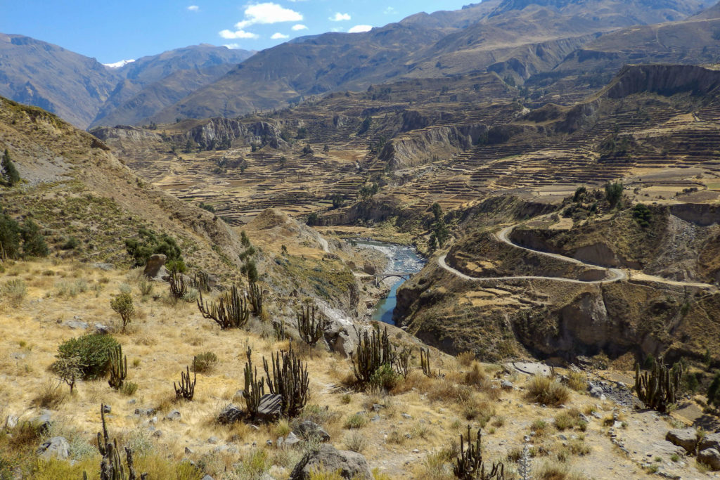 Pérou, Chivay - les terrasses précolombiennes