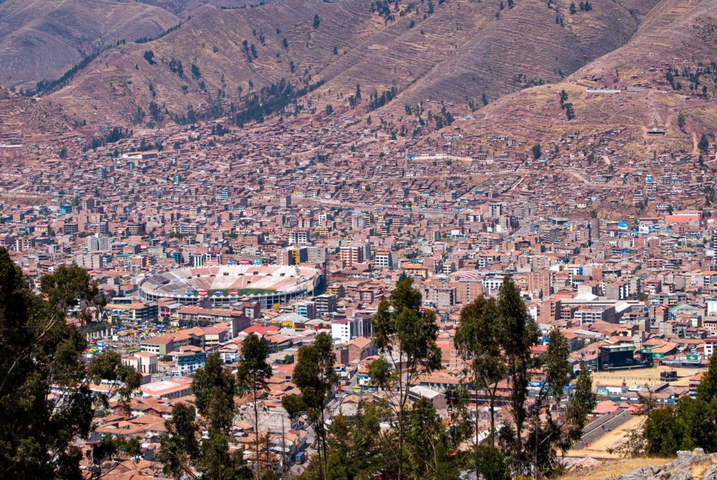 Pérou, Cuzco - le stade de Cusco