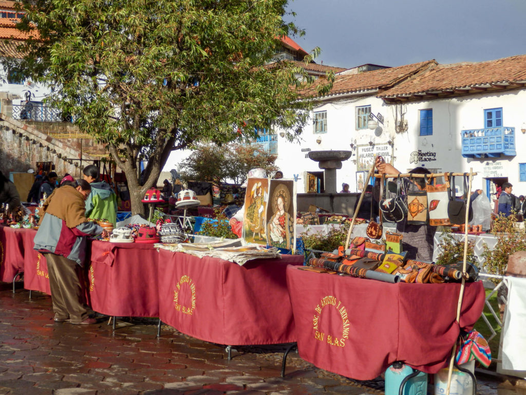 Pérou, Cuzco - marché d'artisanat