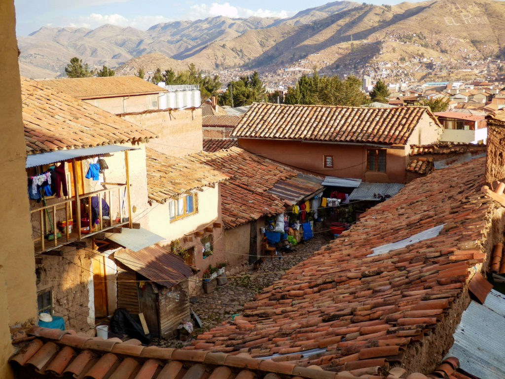 Pérou, Cuzco - toits de la ville