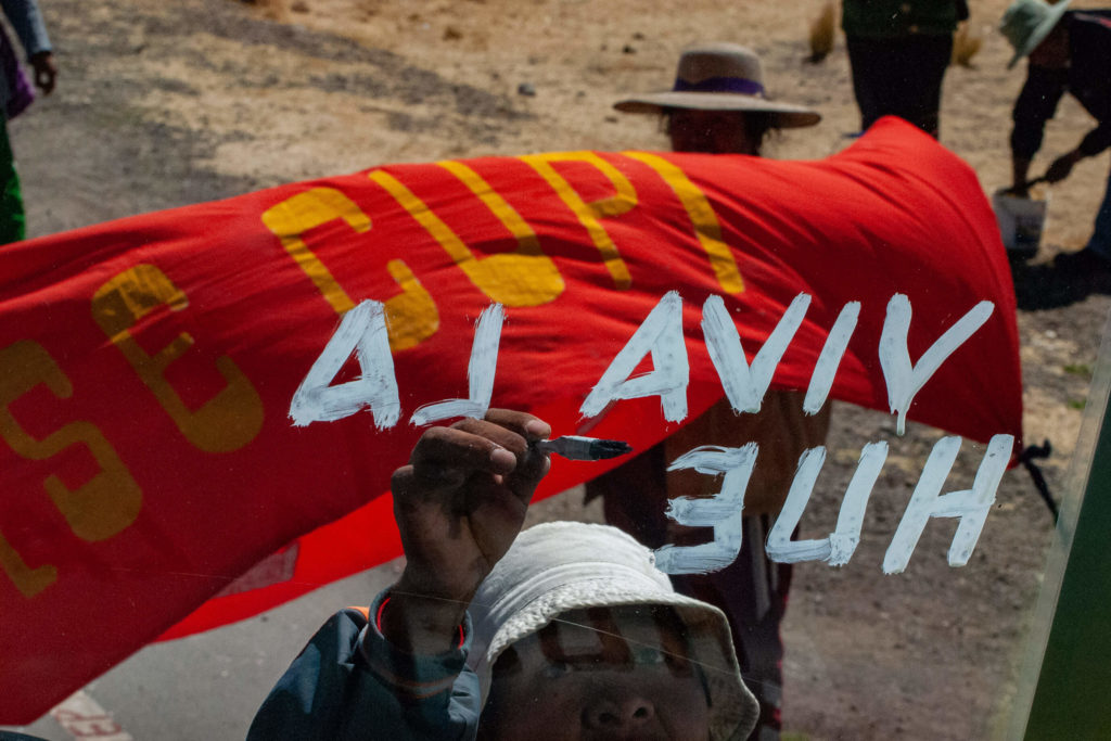 Pérou, de Puno à Cuzco - manifestation