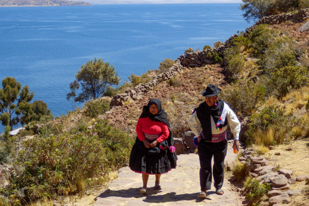 Pérou, lac Titicaca -Ile Taquile