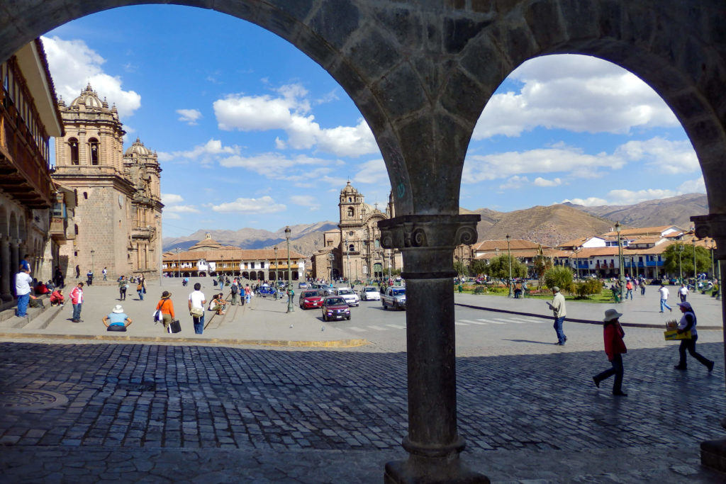 Pérou, Cuzco - la place d'armes