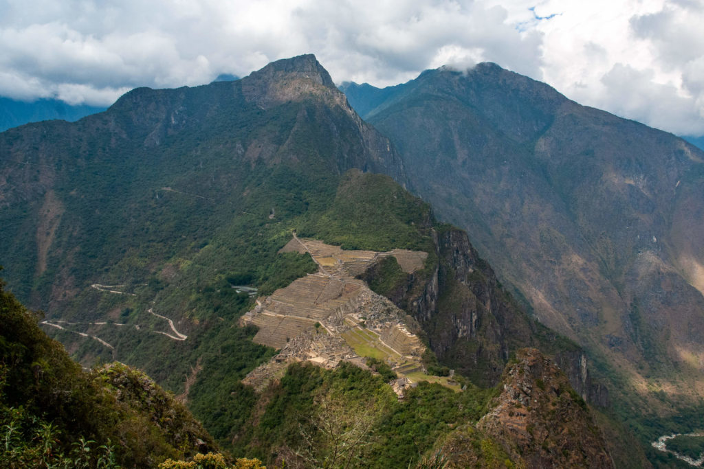Machu Picchu - Vue générale du site depuis le Huayna Picchu