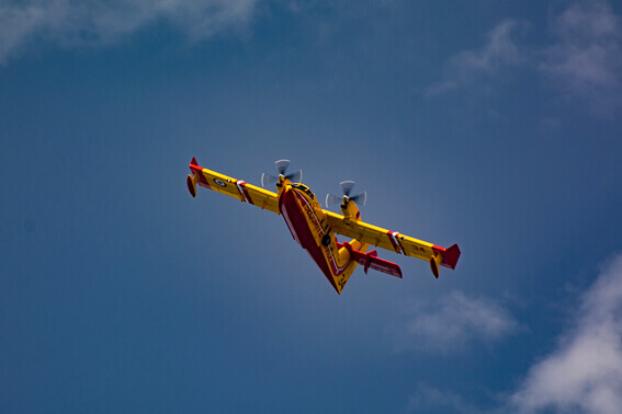 France - Baie de Collioure, canadair