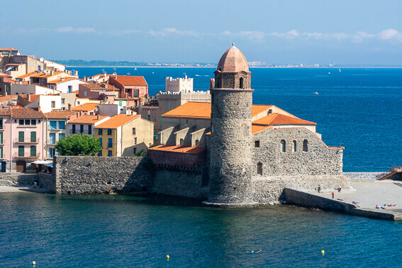 France - Ville de Collioure, l'église