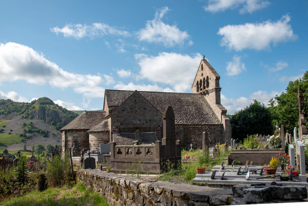 France, Auvergne - Dienne et son église romane du XIIième siècle