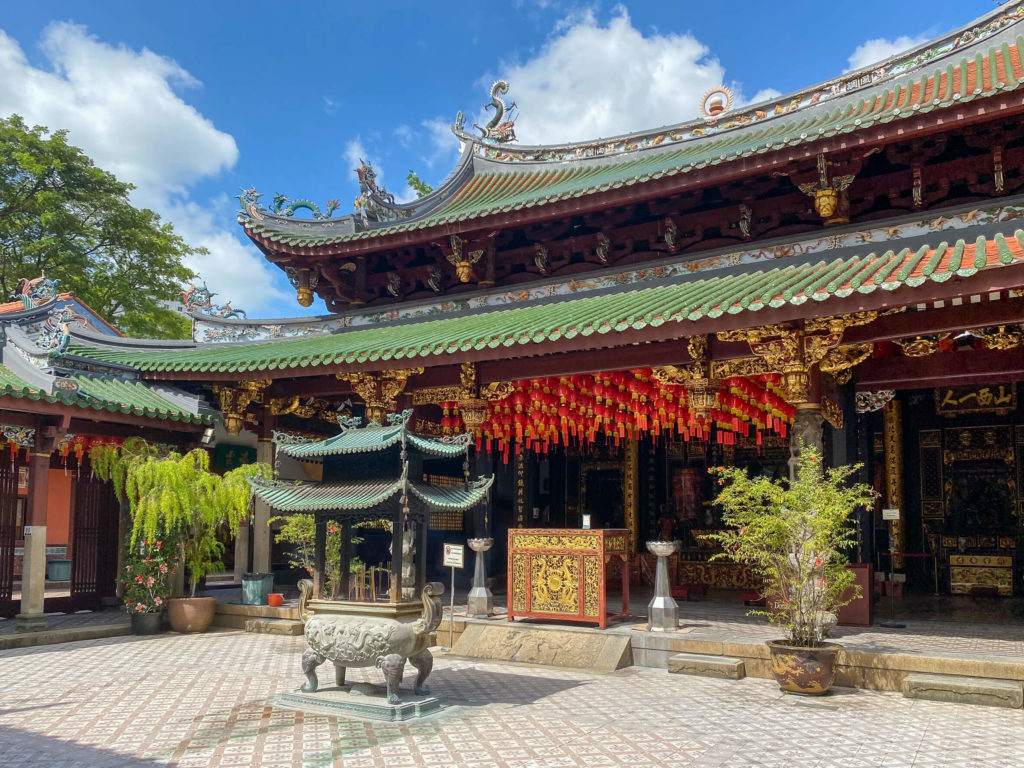 Singapour - quartier chinois, Thian Hock Keng temple