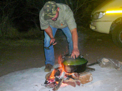 Afrique australe - Botswana, la cuisine au feu de bois