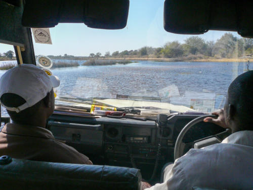 Afrique australe - Botswana - Sortie du delta de l'Okavango