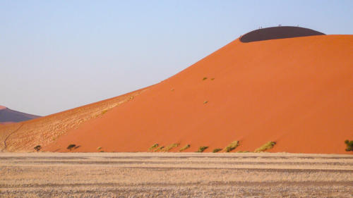 Afrique australe -Namib, - la plus grande dune de Sossusvlei