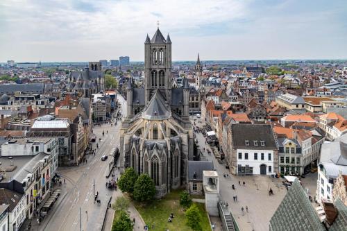 Belgique, Gand - la vue depuis le haut du Beffroi