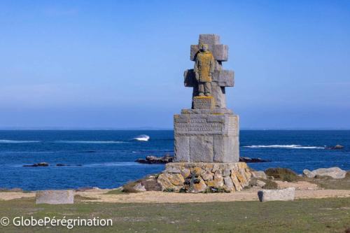 Bretagne - Ile de Sein, monument FFL
