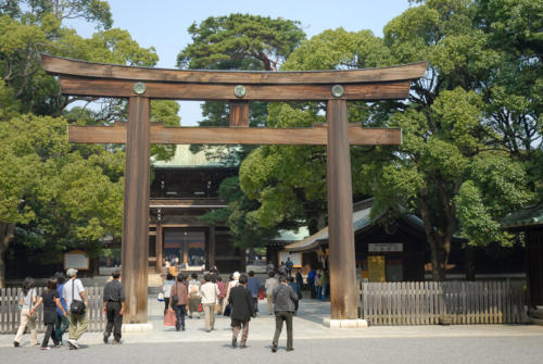 Japon,Tokyo - Quartier Arajuku, Temple Meiji-junku