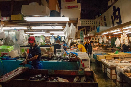 Japon,Tokyo - Centre de Tokyo, marché au poisson de Tsukiji