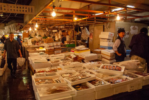 Japon,Tokyo - Centre de Tokyo, marché au poisson de Tsukiji