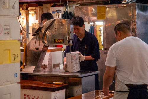 Japon,Tokyo - Centre de Tokyo, marché au poisson de Tsukiji