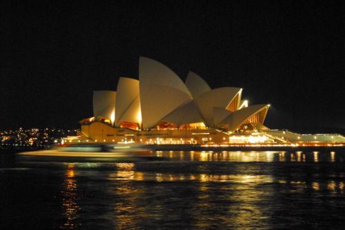 Australie - Sydney - Opéra la nuit