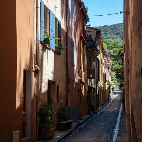 France- Arrière pays de Collioure, Céret - ruelle