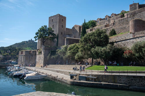 France - Ville de Collioure, le château