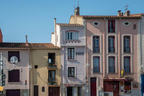 France - Ville de Collioure, façades