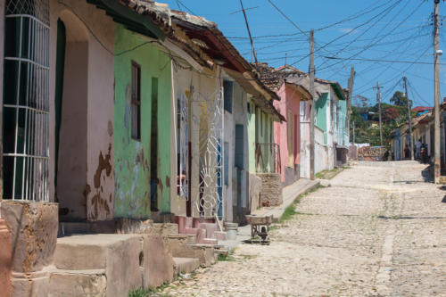Cuba - Trinidad, la rue de notre B&B