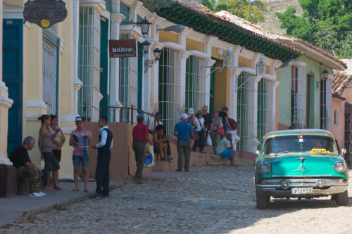 Cuba - Trinidad, un taxi vert