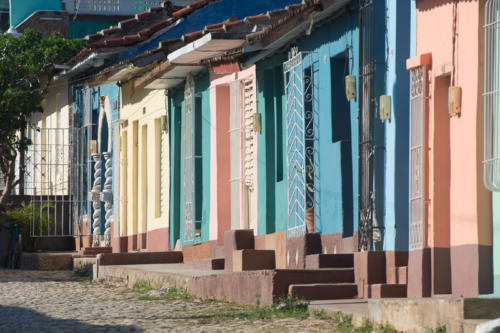 Cuba - Trinidad, maisons colorées