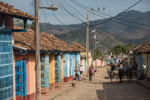 Cuba - une rue typique de Trinidad