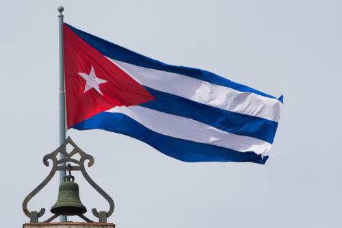 Cuba - La Havane - drapeau cubain