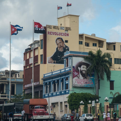 Santiago de Cuba, affiches politiques