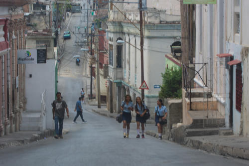 Santiago de Cuba, sortie d'école